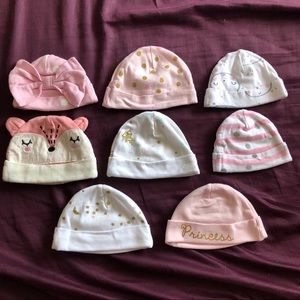Newborn girl hats